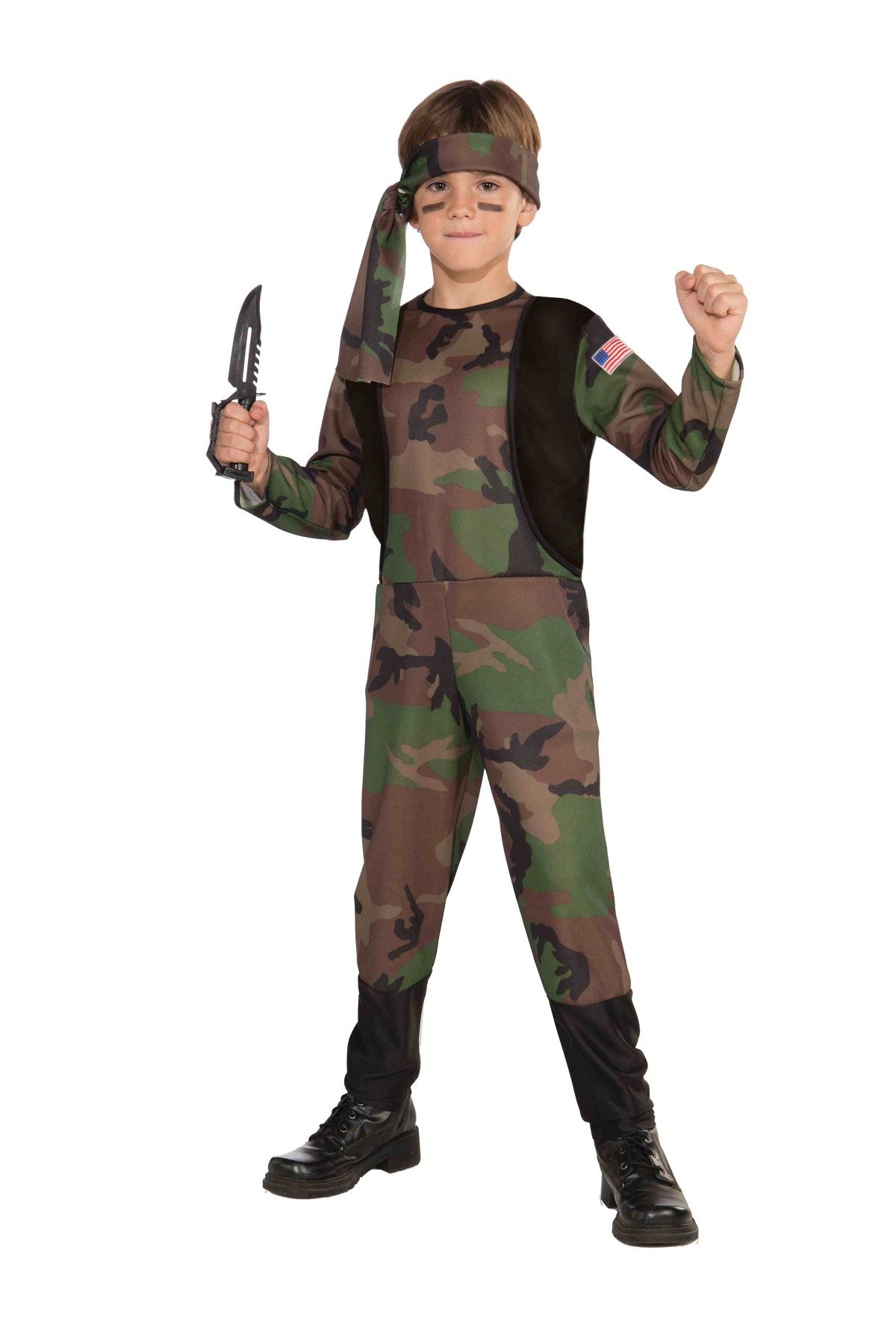 Kids Boys Army Costume
