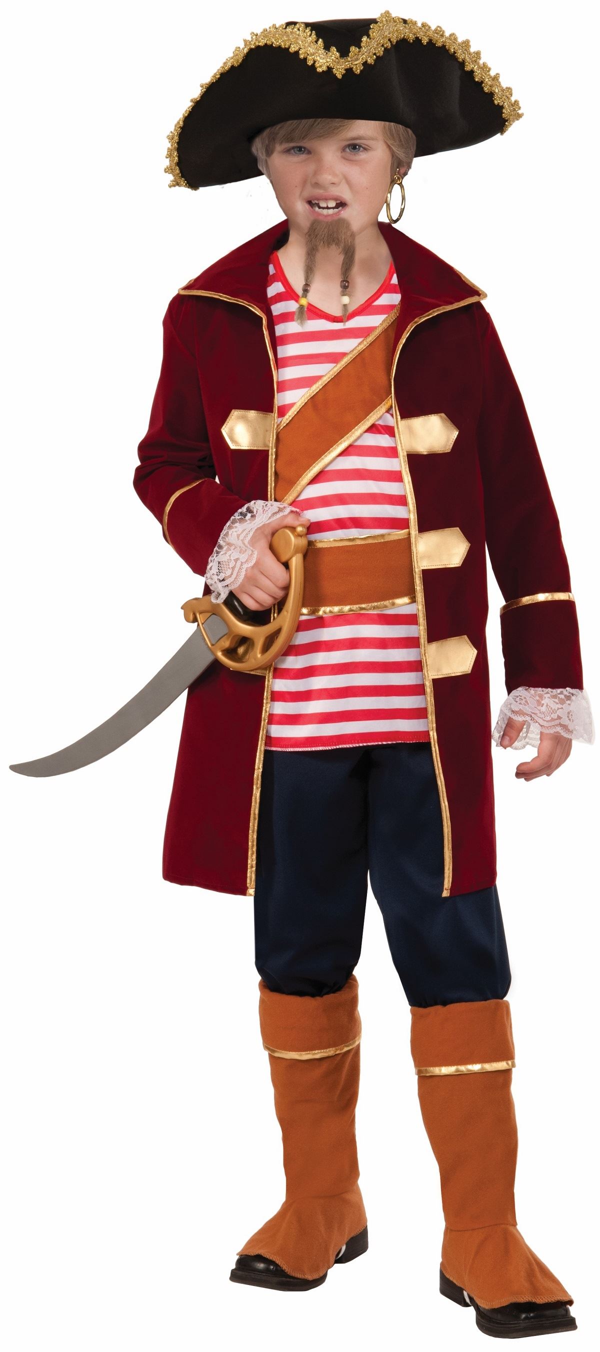 Forum Novelties Pirate Captain Costume, Small