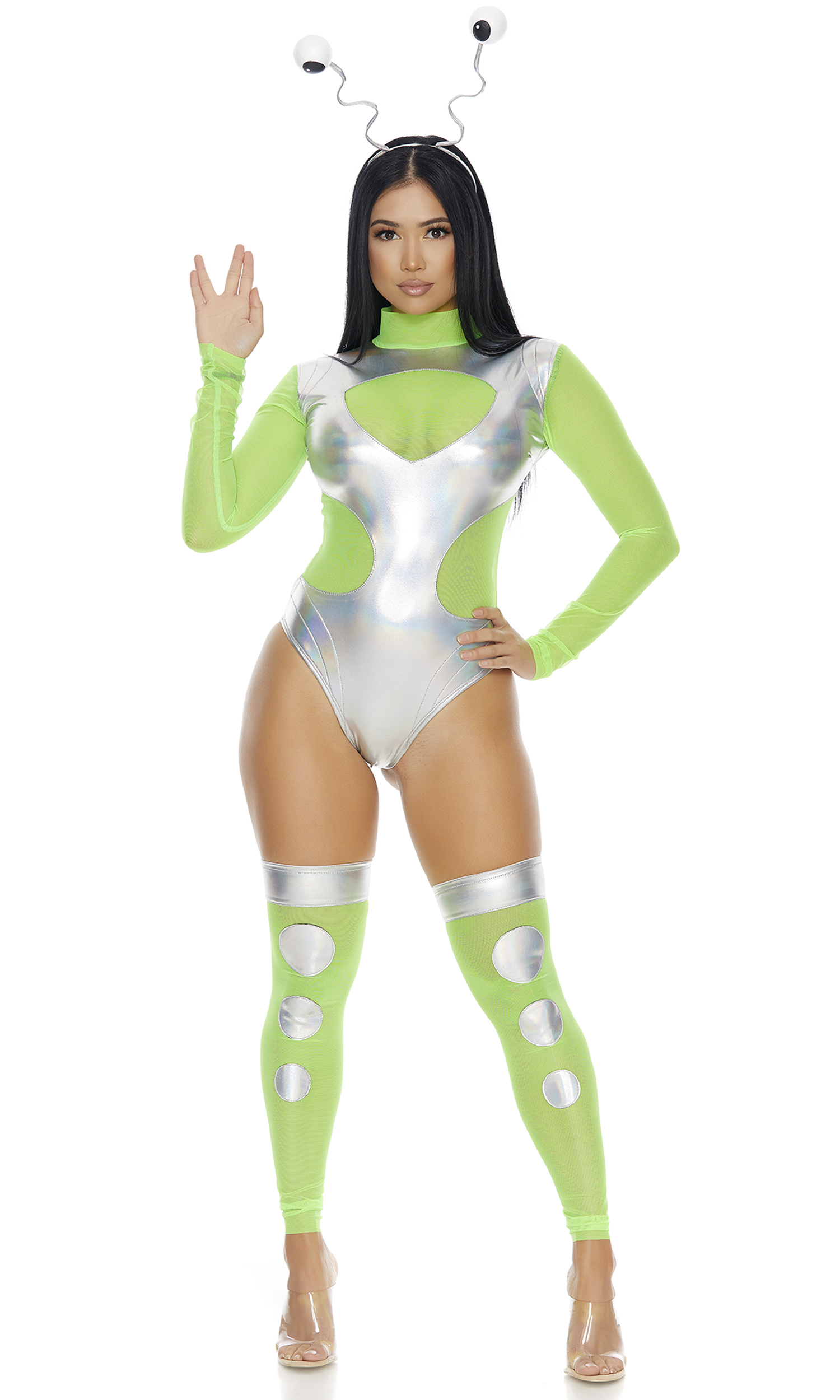 Adult Space Alien Woman Costume, $63.99