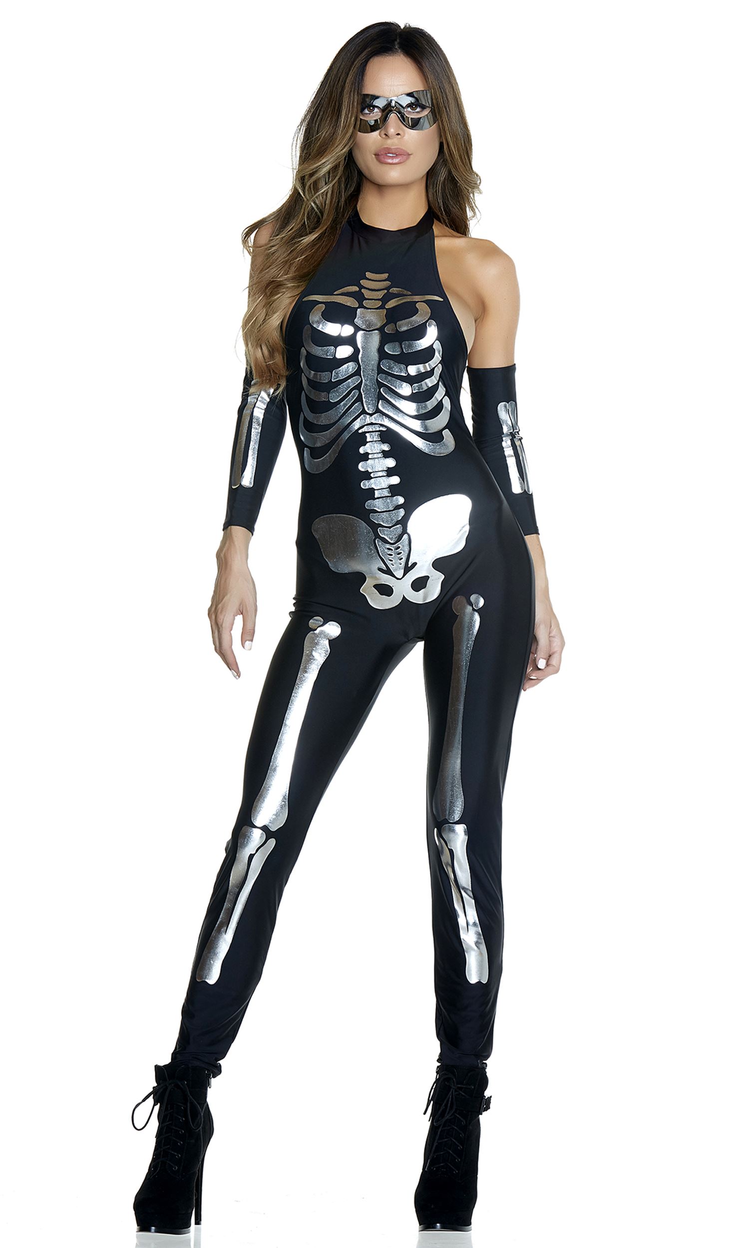 Adult Opulent Outline Skeleton Women Costume | $31.99 | The Costume Land