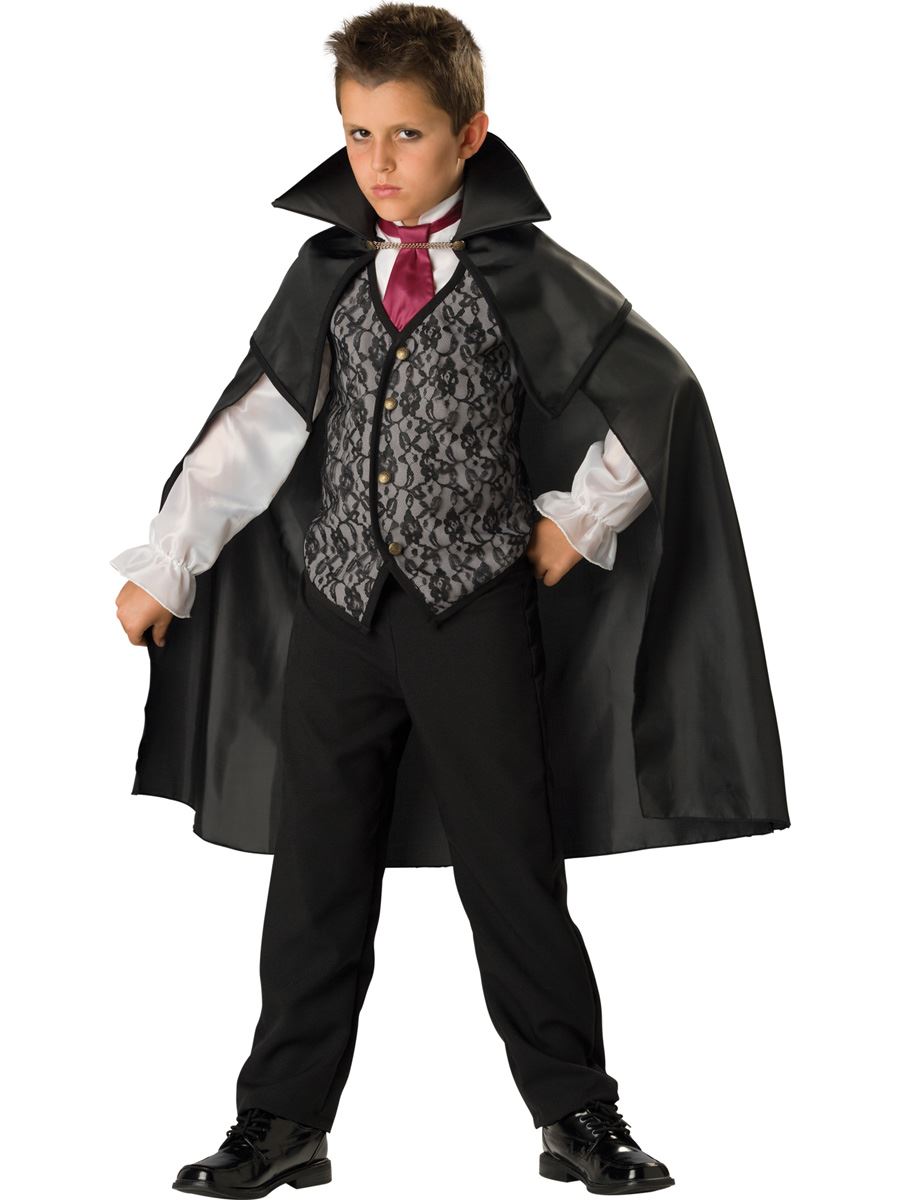 Kids Midnight Vampire Boys Costume | $45.99 | The Costume Land