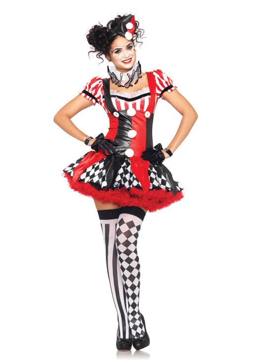 Adult Harley Quinn Clown Women Costume | $68.99 | The Costume Land