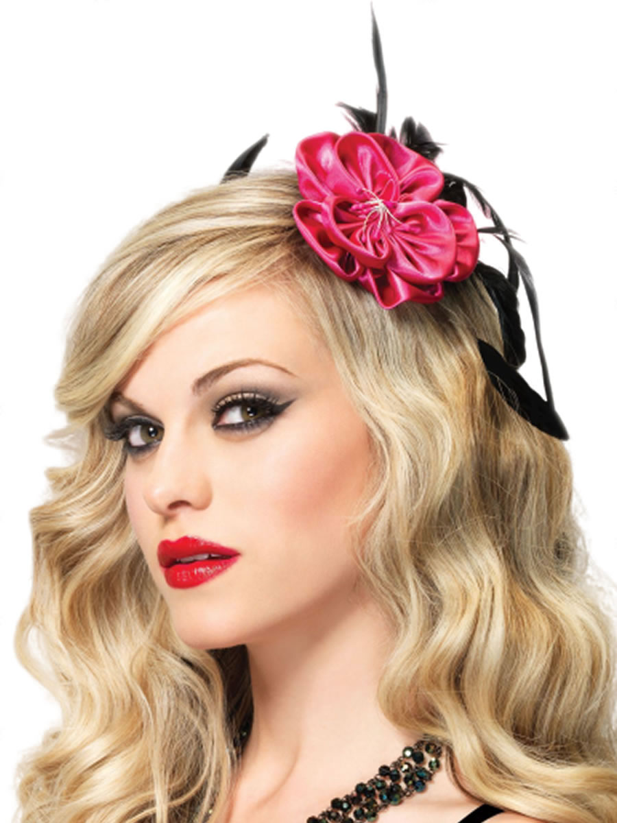 Adult Blossom Fascinator Hair Clip | $12.99 | The Costume Land