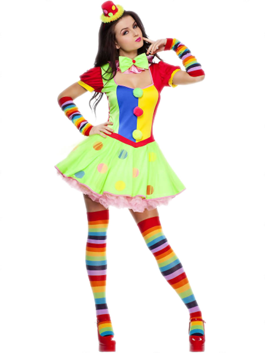 Adult Big Top Babe Clown Woman Costume | $39.99 | The Costume Land