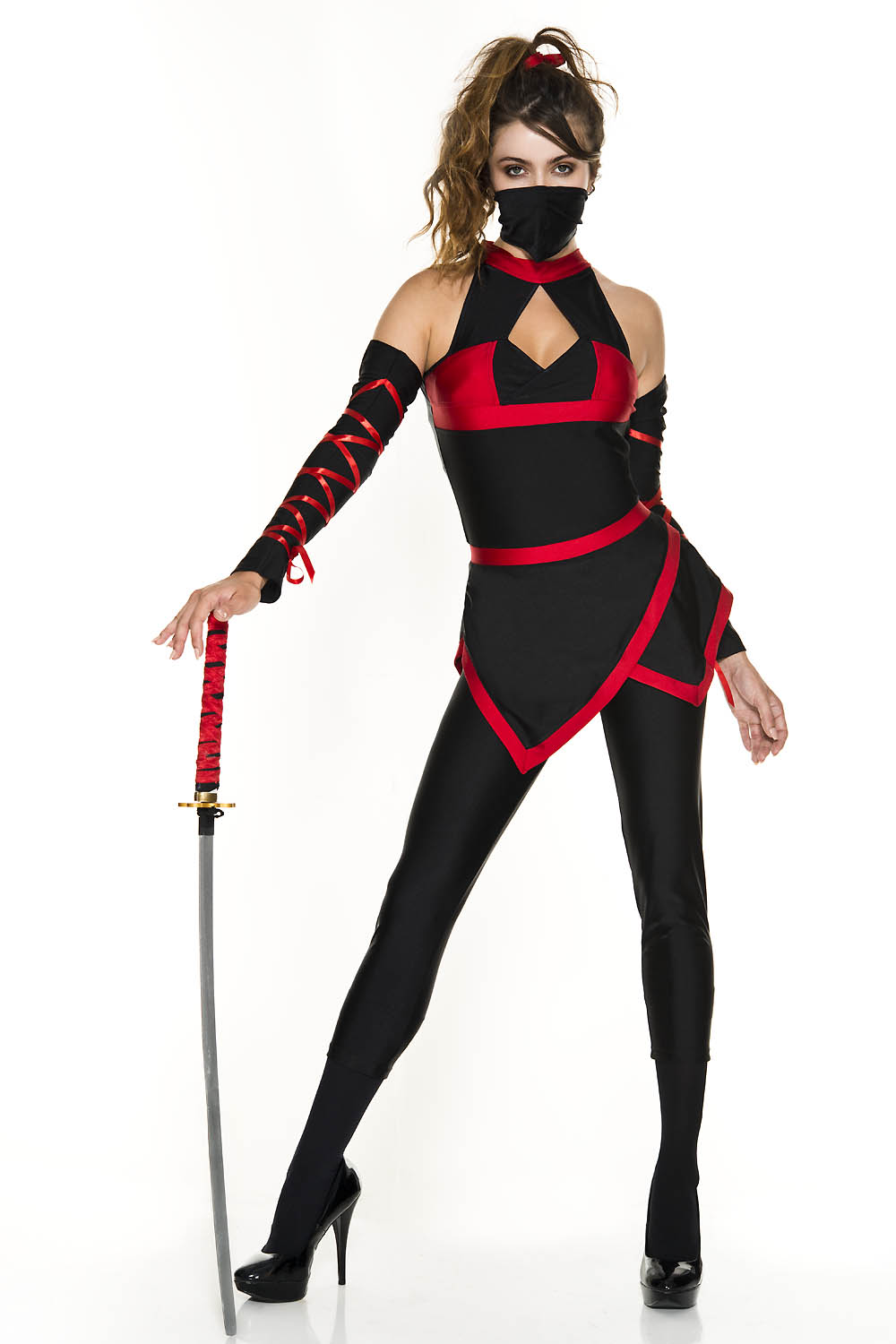 Men's Ninja Warrior Costume, Sexy Men's Ninja Costume 