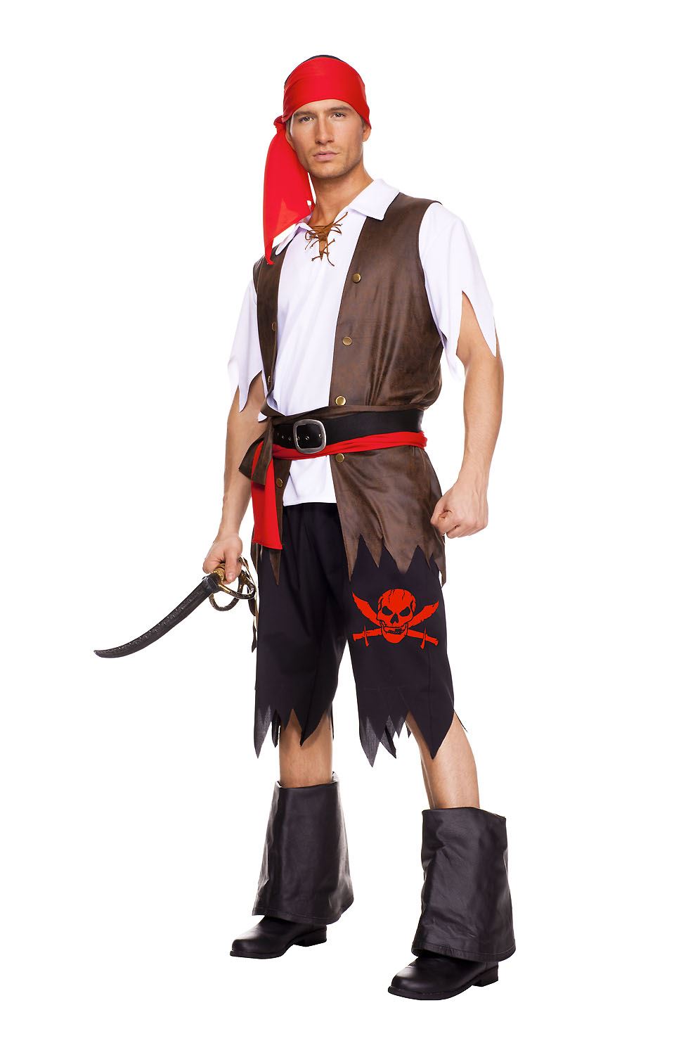 Adult Buccaneer Pirate  Men  Costume  46 99 The Costume  Land