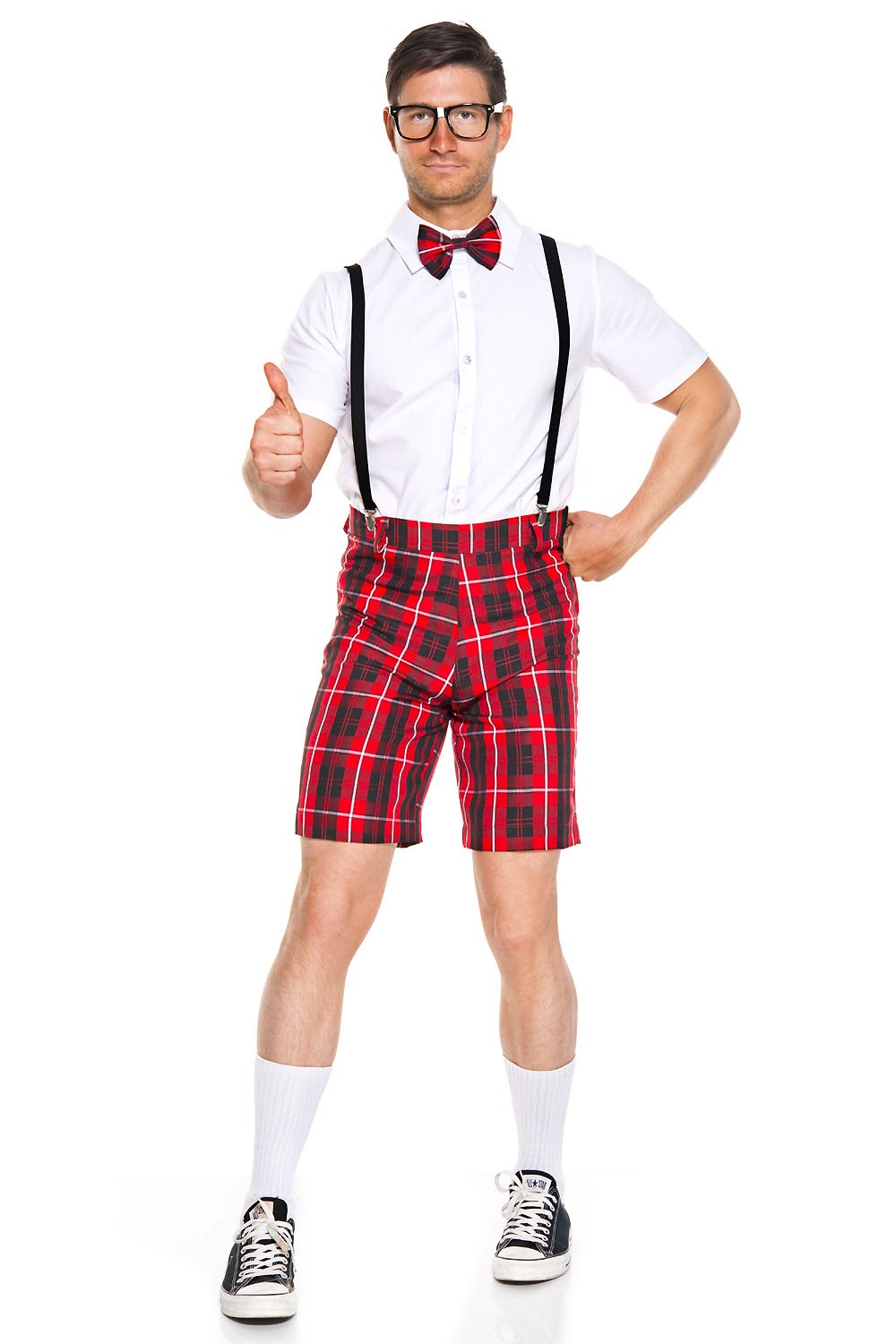 Profeta proteccion Estresante Adult Classroom Nerd Men Costume Red | $38.99 | The Costume Land