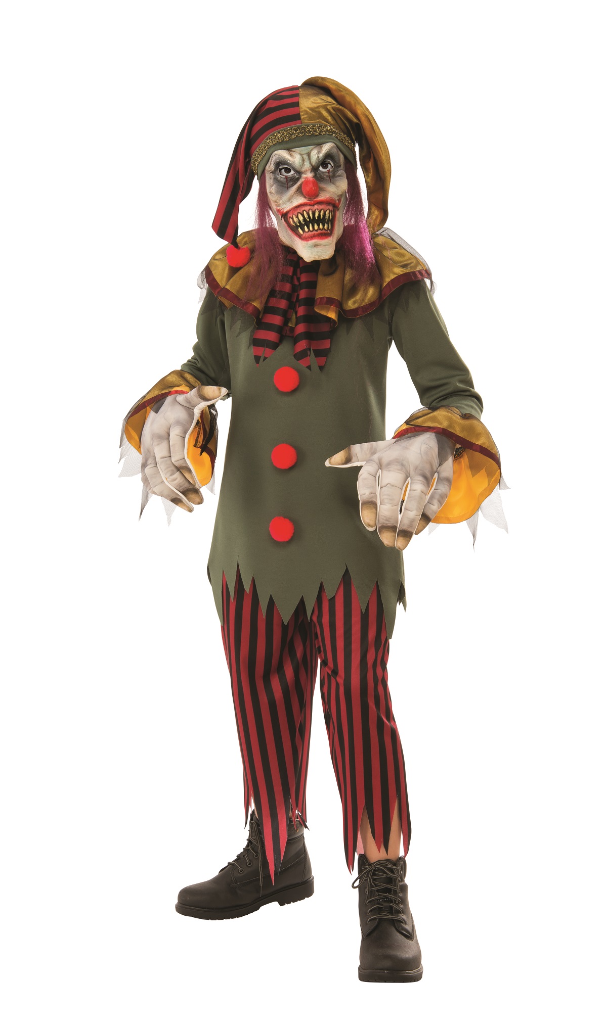 Kids Crazy Clown Costume | $42.99 | The Costume Land