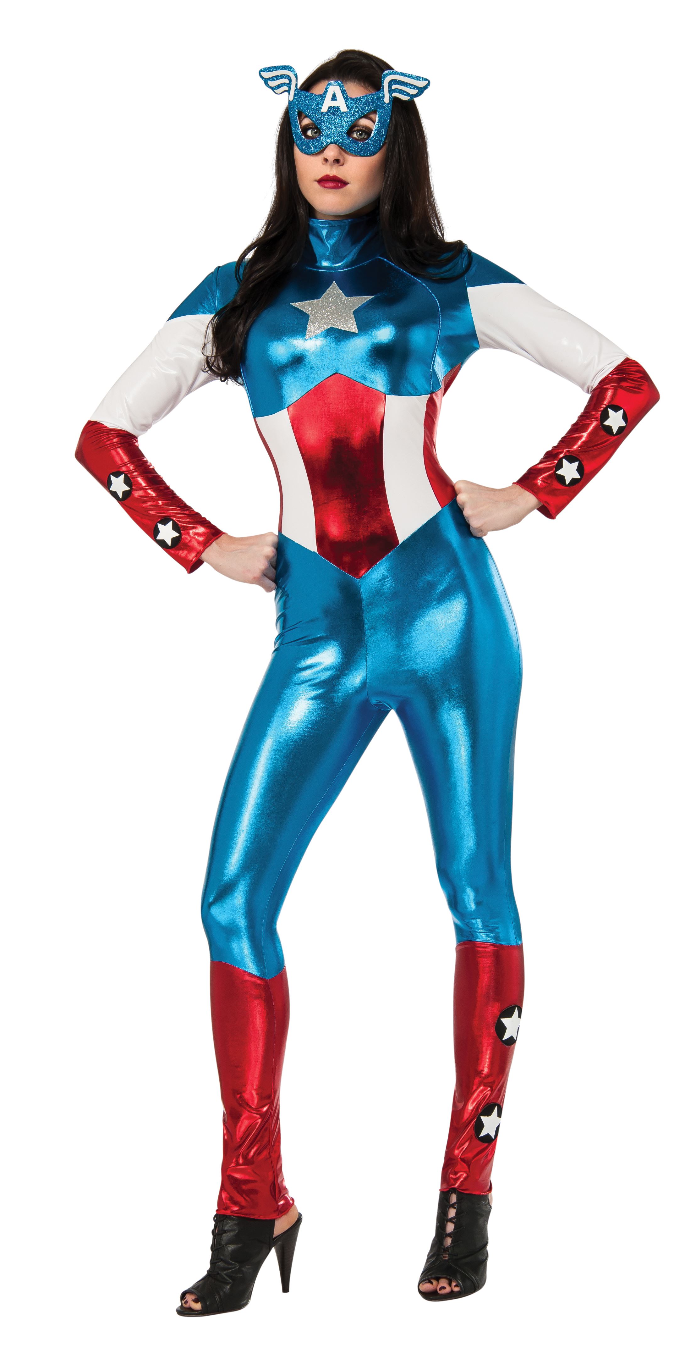 Adult Captain America Woman Costume | lupon.gov.ph