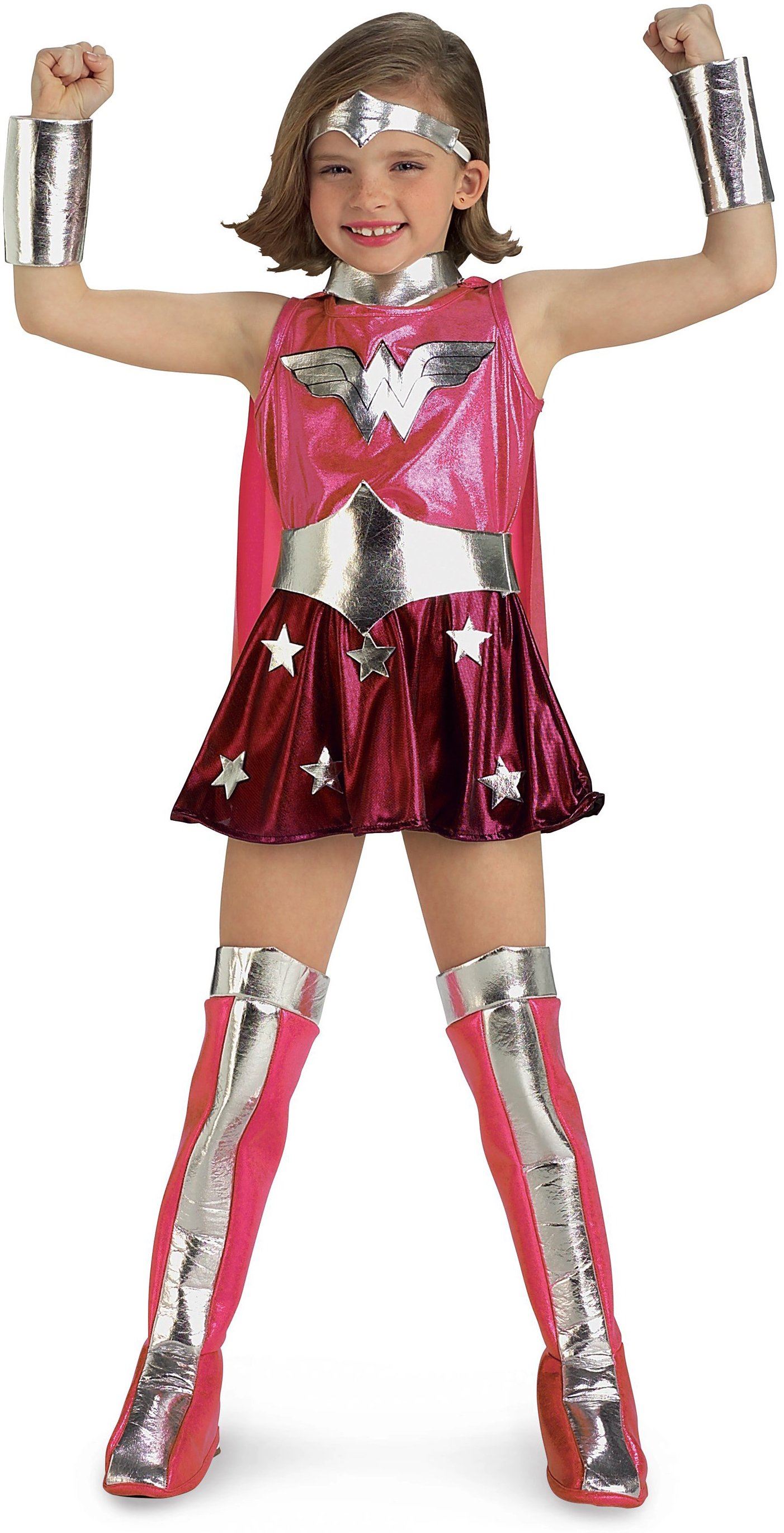 Kids Wonder Woman Girl Pink Costume | $30.99 | The Costume Land