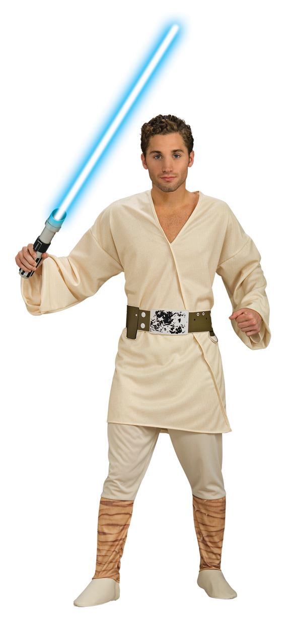 Luke Skywalker Mens Star Wars Halloween Costume 39.99 The Costume Land