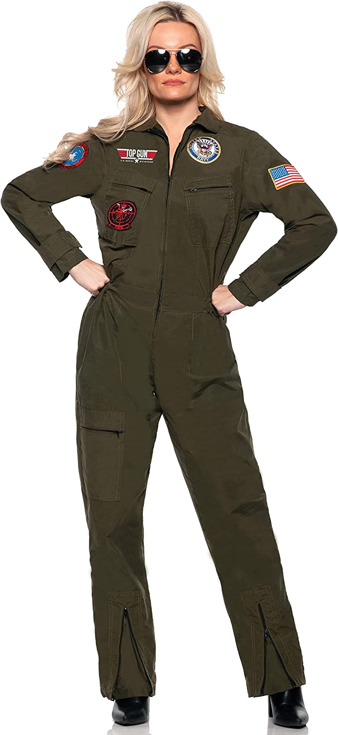 Adult Top Gun Women Costume, $44.99